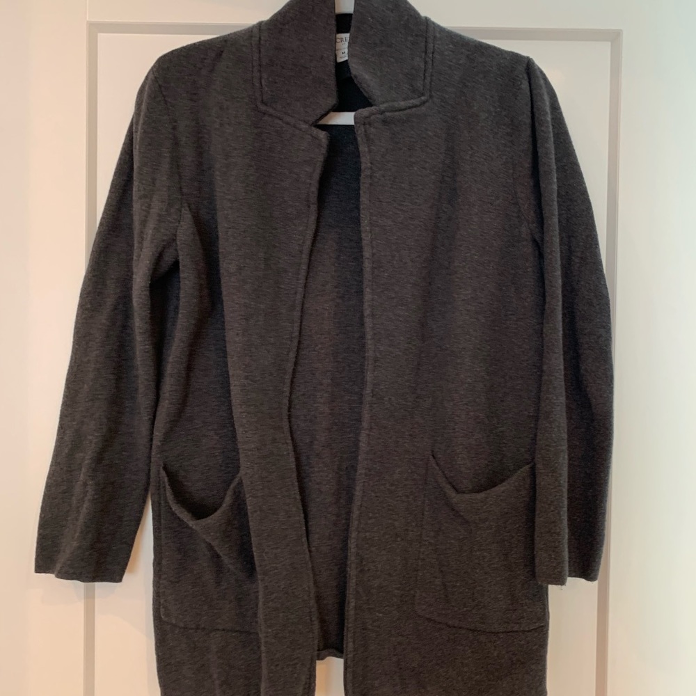 J Crew sweater blazer size M